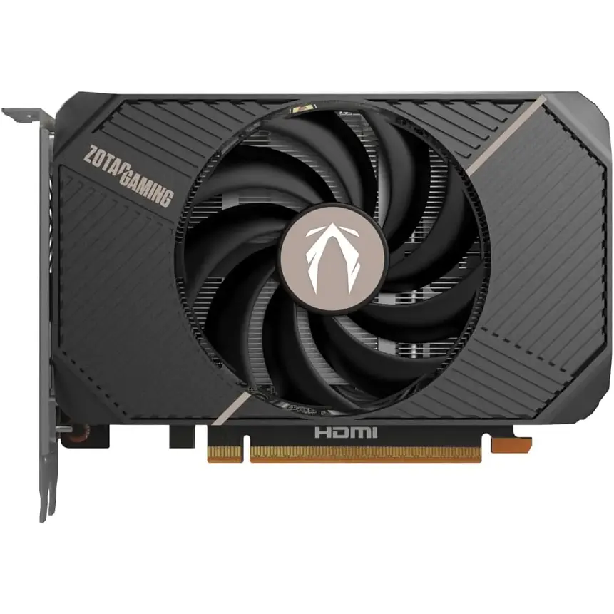 Tarjeta de Video Zotac GAMING GeForce RTX 5050 SOLO 8 GB GDDR6 — NVIDIA RTX 50 Series, PCIe 5.0, DisplayPort 2.1 2
