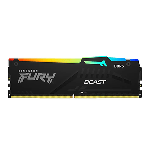 Memoria RAM Kingston Fury Beast RGB 64GB (2x32GB) DDR5 5600MHz CL36 EXPO