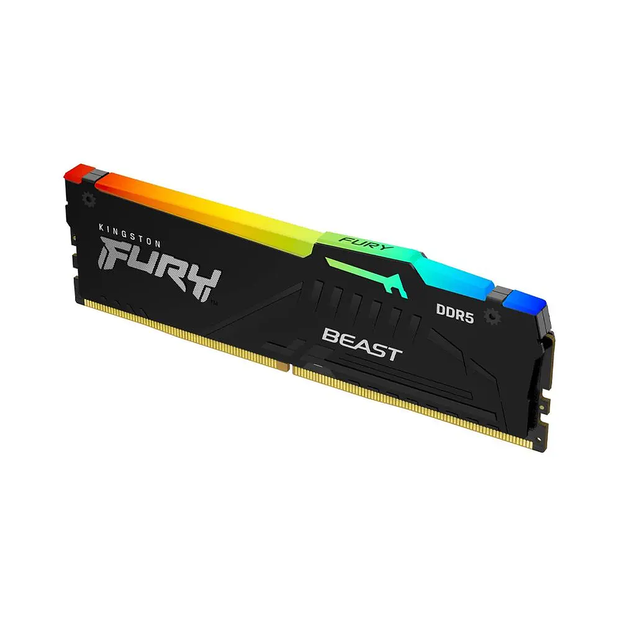 Memoria RAM Kingston Fury Beast RGB 64GB (2x32GB) DDR5 5600MHz CL36 EXPO 3