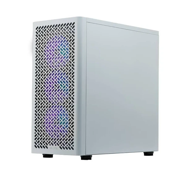 Gabinete Cooler Master Elite 502 White Mid Tower ATX con Vidrio Templado ARGB 2