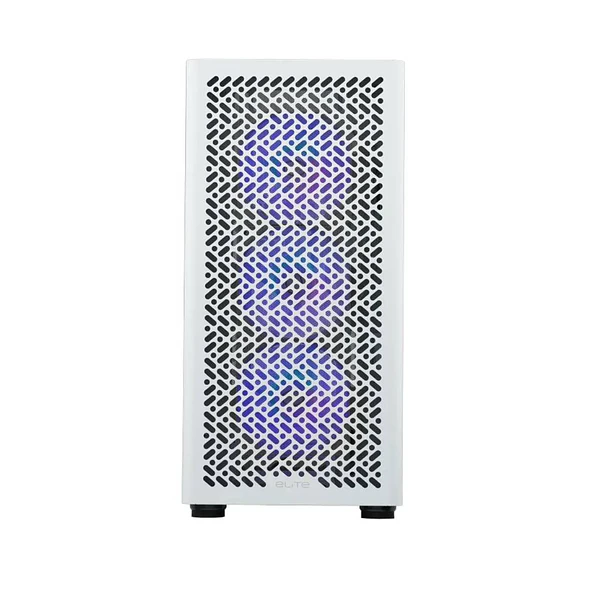 Gabinete Cooler Master Elite 502 White Mid Tower ATX con Vidrio Templado ARGB 3