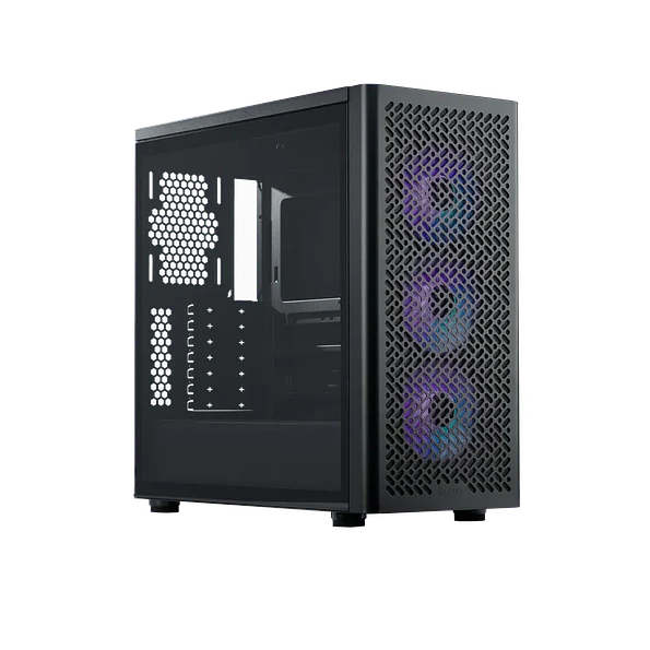 Gabinete Gamer Cooler Master Elite 502 Black ARGB Mid Tower EATX ATX 1
