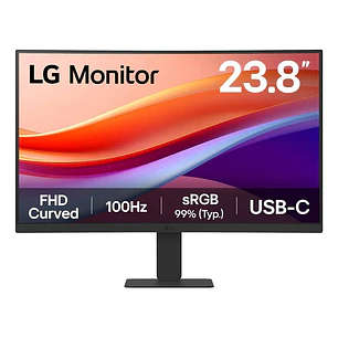 Monitor LG Curvo 24U421A-B Full HD 100Hz VA USB-C HDMI
