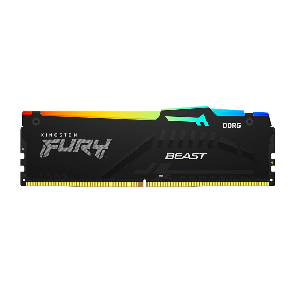 Memoria RAM Kingston Fury Beast RGB 32GB DDR5 6400MHz EXPO DIMM para PC 1