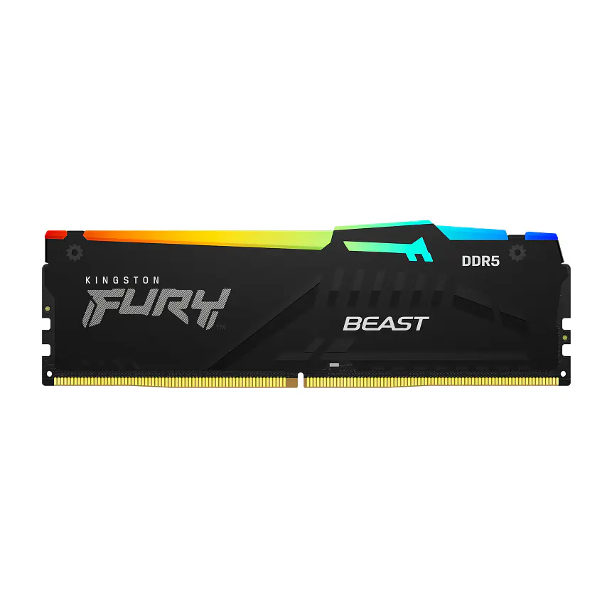 Memoria RAM Kingston Fury Beast RGB 32GB DDR5 6400MHz EXPO DIMM para PC 1