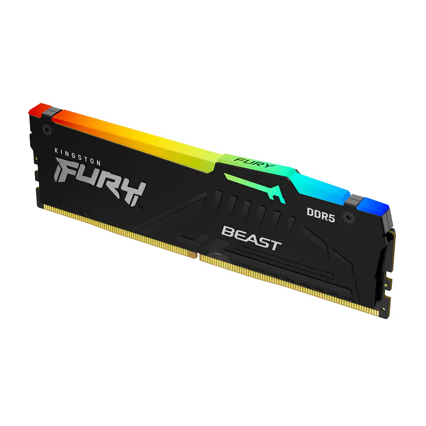 Memoria RAM Kingston Fury Beast RGB 32GB DDR5 6400MHz EXPO DIMM para PC 2