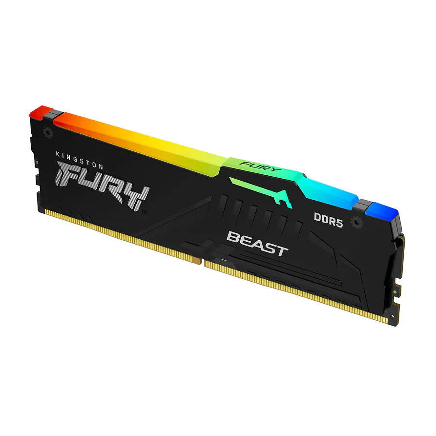 Memoria RAM Kingston Fury Beast RGB 32GB DDR5 6400MHz EXPO DIMM para PC 2