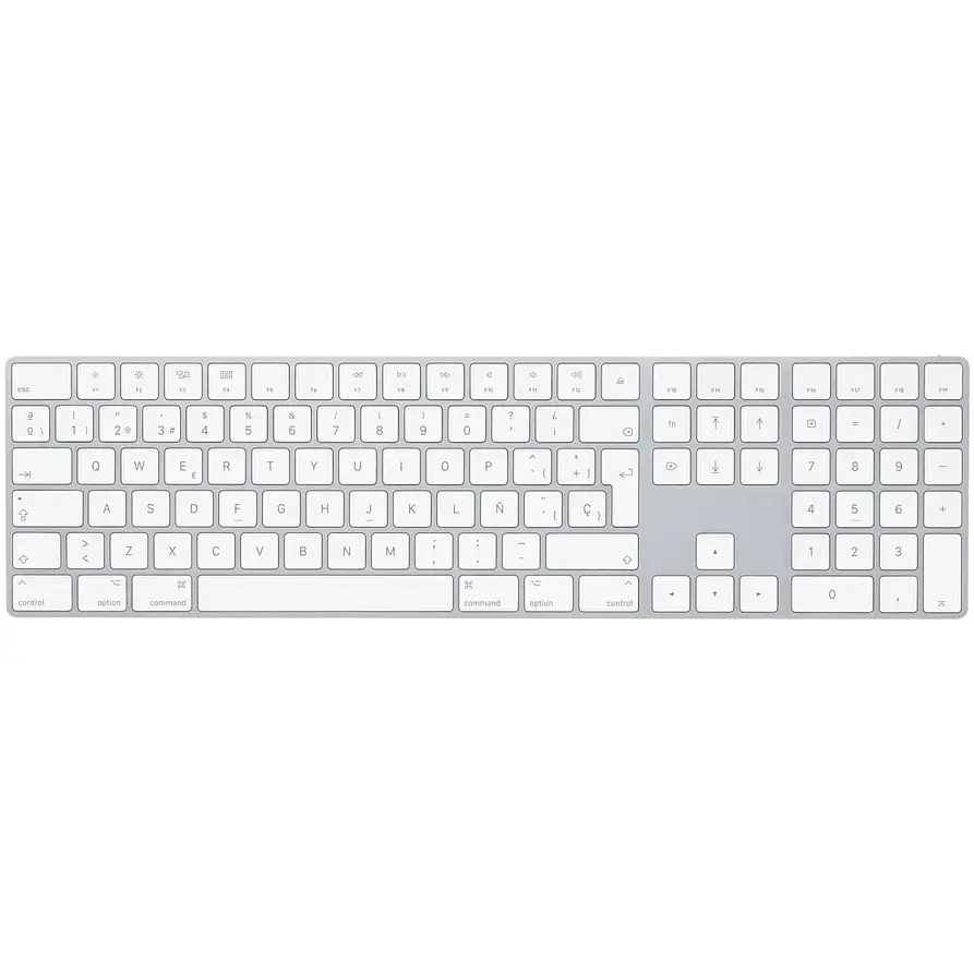Teclado Apple Magic Keyboard con Teclado Numérico Bluetooth Full-Size Silver 1