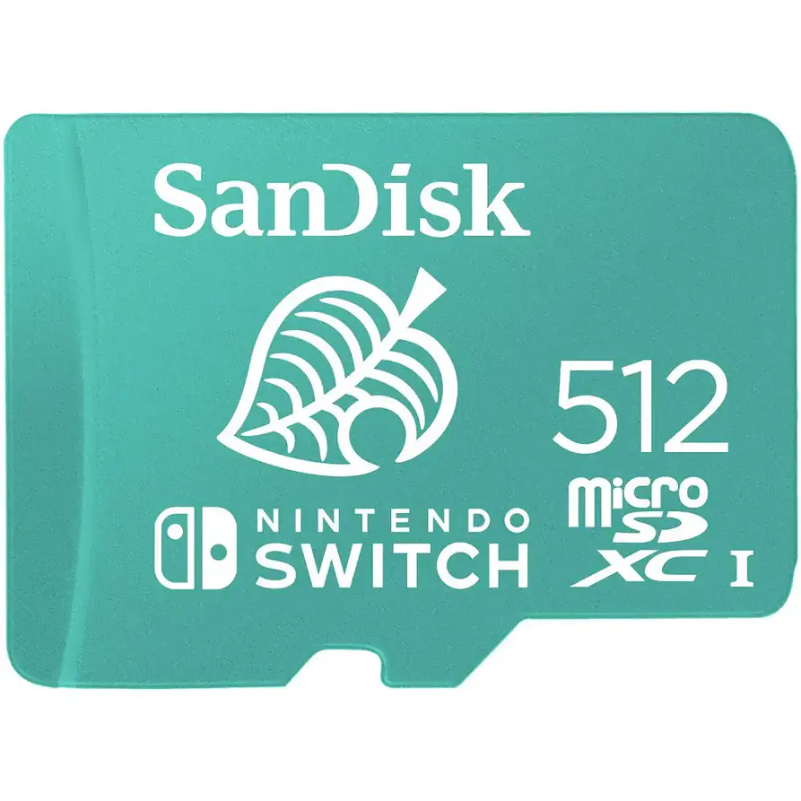 Tarjeta MicroSD SanDisk 512GB para Nintendo Switch UHS-I Class 10 1