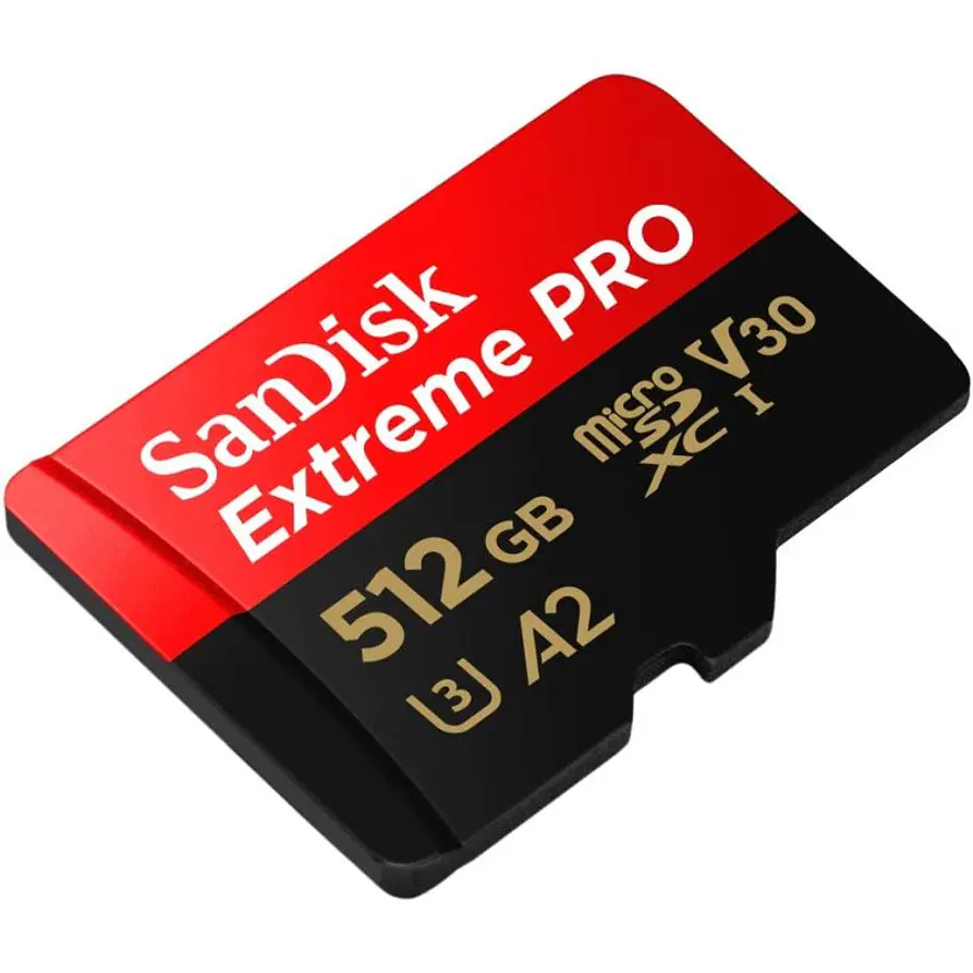 Tarjeta MicroSD SanDisk Extreme PRO 512GB 200MB/s UHS-I V30 U3 2