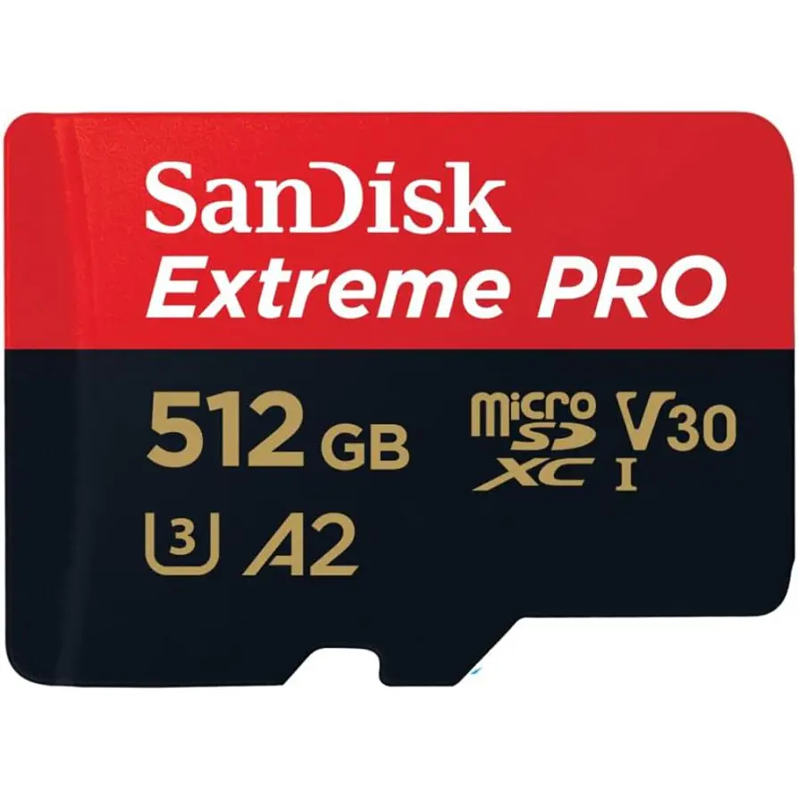 Tarjeta MicroSD SanDisk Extreme PRO 512GB 200MB/s UHS-I V30 U3 1