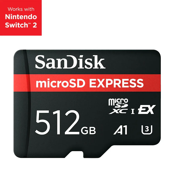 Tarjeta de Memoria SanDisk microSD Express 256GB 880MB/s para Celular, Consola y Cámara 1
