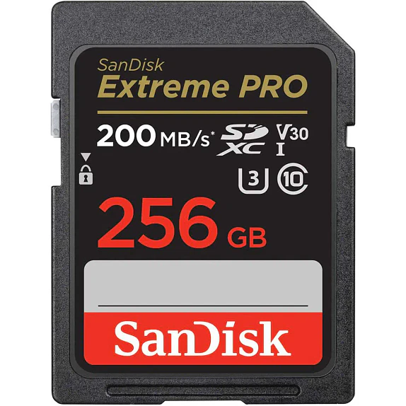 Tarjeta SD SanDisk Extreme Pro 256GB UHS-I U3 V30 200MB/s 1
