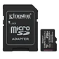 Tarjeta MicroSD Kingston Canvas Select Plus 256GB U1 V10 150MB/s con Adaptador SD - Miniatura 1