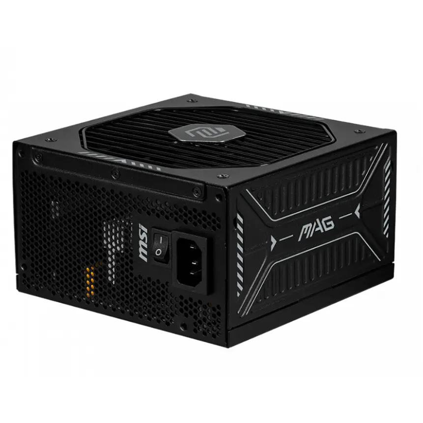 Fuente de Poder MSI MAG A850GLS PCIE5 850W 80 Plus Gold Modular ATX 3