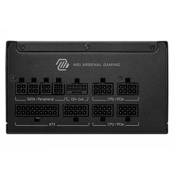 Fuente de Poder MSI MAG A850GLS PCIE5 850W 80 Plus Gold Modular ATX 5