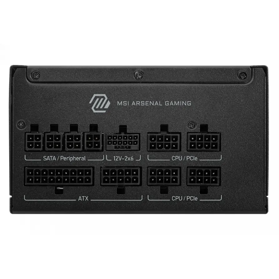 Fuente de Poder MSI MAG A850GLS PCIE5 850W 80 Plus Gold Modular ATX 5