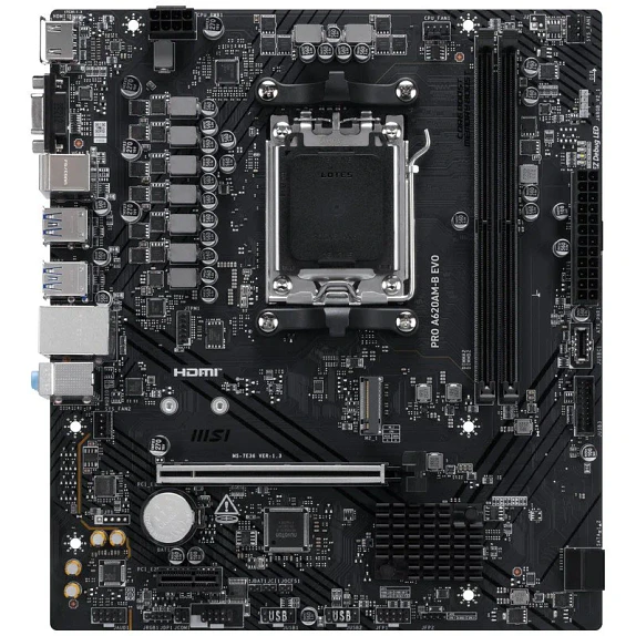 Placa Madre MSI PRO A620AM-B EVO AM5 DDR5 para Ryzen 2
