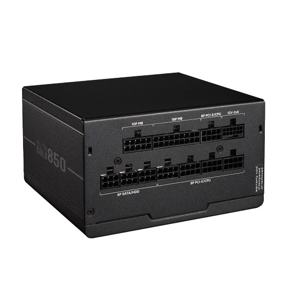 Fuente de Poder Cooler Master Elite Gold 850W Modular 80 Plus Gold ATX 3.1 PCIe 5.1 2