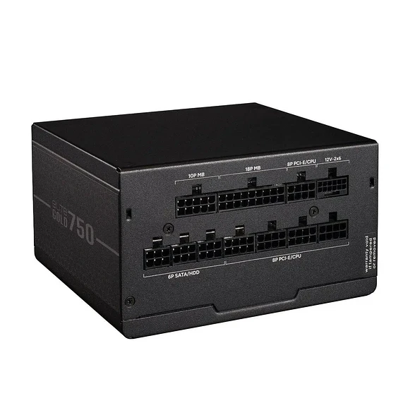 Fuente de Poder Cooler Master Elite Gold 750W Modular ATX 3.1 PCIe 5.1 2