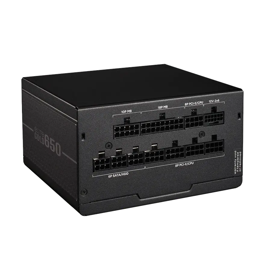 Fuente de Poder Cooler Master Elite Gold 650W Modular 80 Plus Gold ATX 2