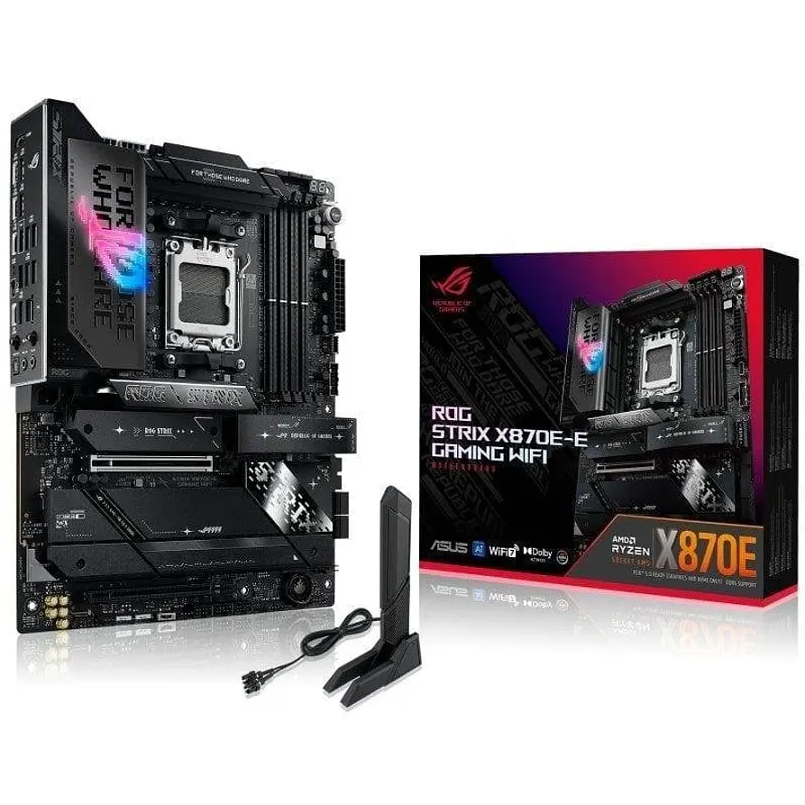 Placa Madre ASUS ROG STRIX X870E-E GAMING WIFI AM5 DDR5 ATX WiFi 7 1
