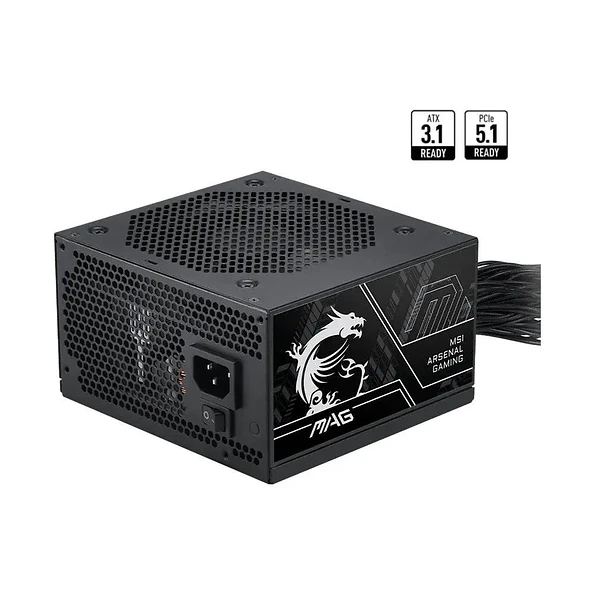 Fuente de Poder MSI MAG A650BN PCIE5 III 650W 80 Plus Bronze ATX 2