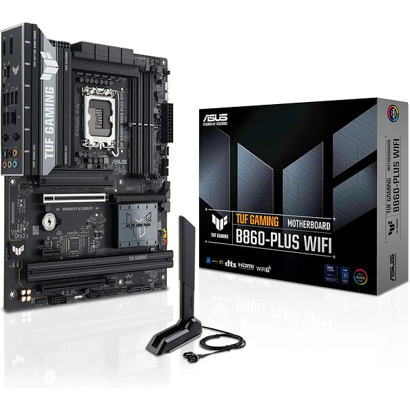Placa Madre ASUS TUF GAMING B860-PLUS WIFI LGA1851 DDR5 WiFi 7 ATX 1