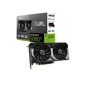 Tarjeta de Video ASUS Dual GeForce RTX 5060 EVO OC 8GB GDDR7