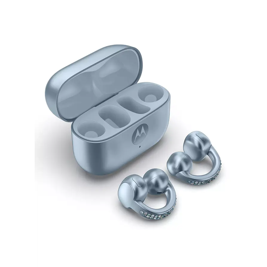 Audífonos Motorola Moto Buds Loop Bluetooth Ice Melt Swarovski 2