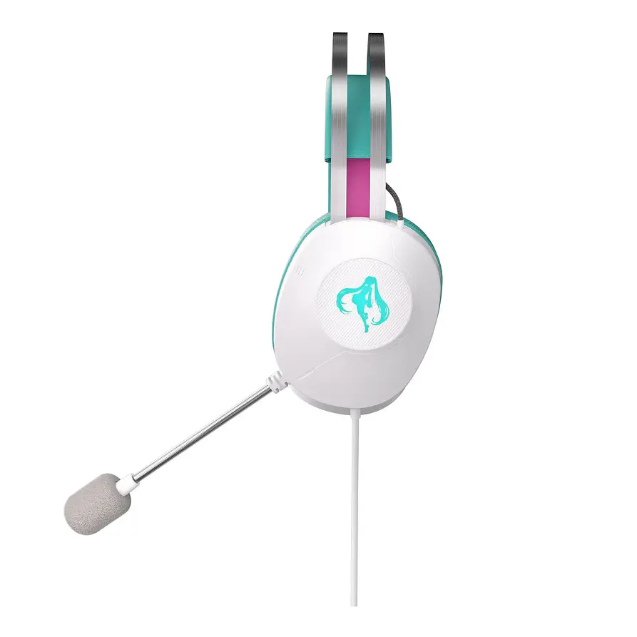 Audífonos Gamer ASUS TUF Gaming H1 Gen II Miku Edition USB con Micrófono 3