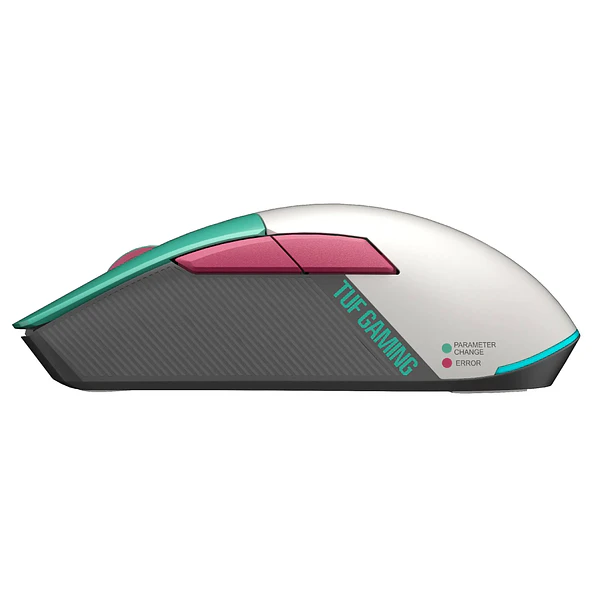 Mouse Gamer ASUS TUF Gaming Mini Hatsune Miku Edition 12.000 DPI Turquesa/Rosa 4