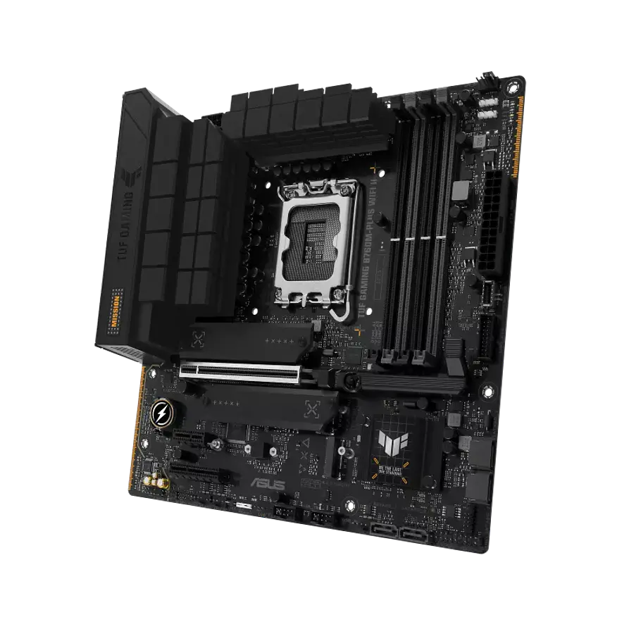 Placa Madre ASUS TUF GAMING B760M-PLUS WIFI II LGA1700 DDR5 MicroATX 3