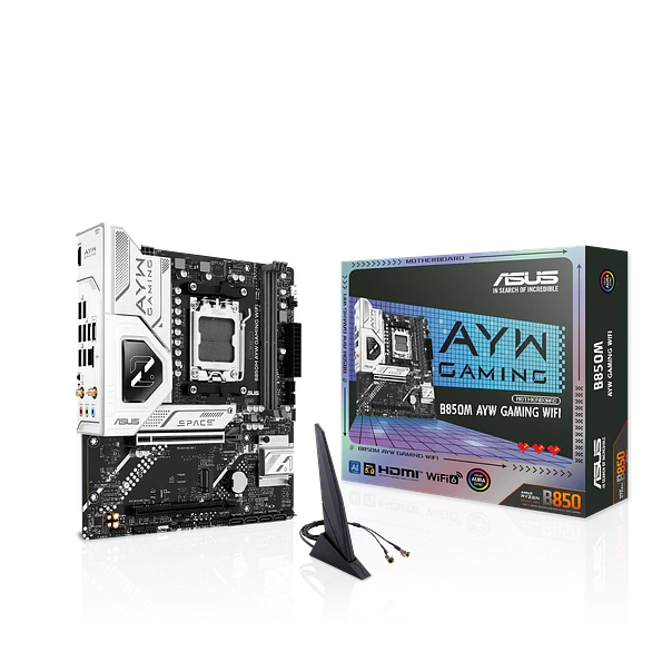 Placa Madre ASUS B850M AYW GAMING WIFI AM5 DDR5 WiFi 6 1