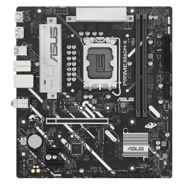 Placa Madre ASUS PRIME B860M-K LGA1851 DDR5 PCIe 5.0 Micro-ATX 2