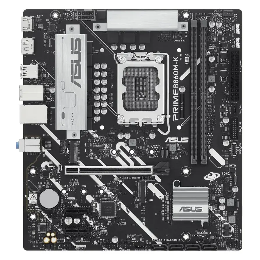Placa Madre ASUS PRIME B860M-K LGA1851 DDR5 PCIe 5.0 Micro-ATX 2