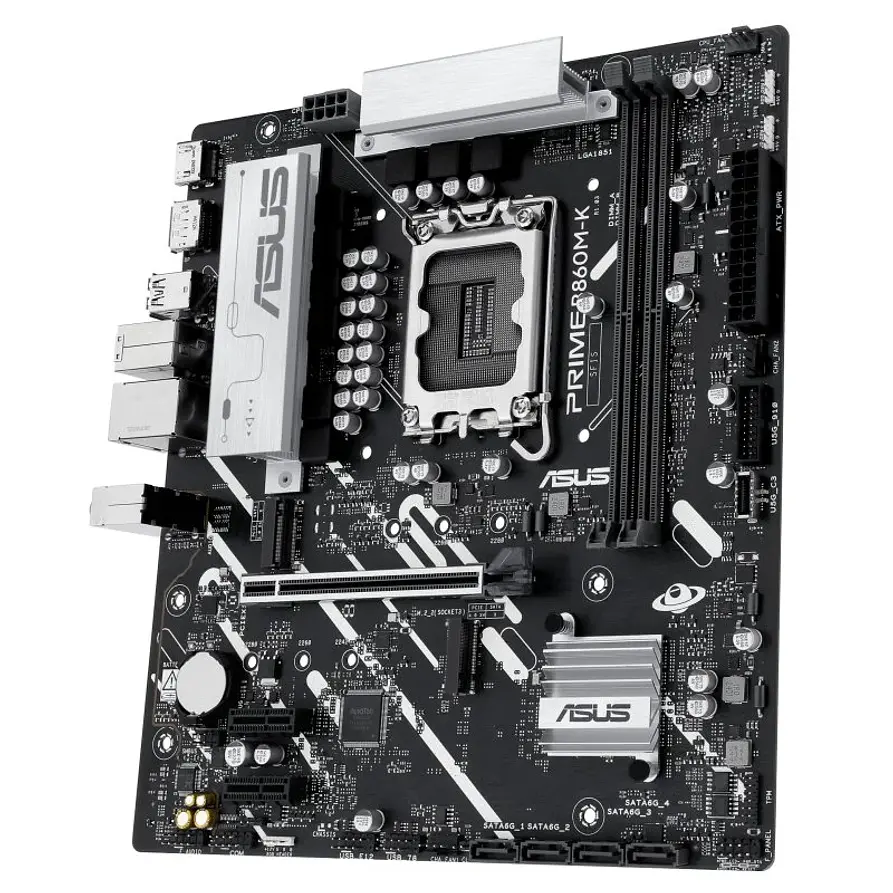 Placa Madre ASUS PRIME B860M-K LGA1851 DDR5 PCIe 5.0 Micro-ATX 3