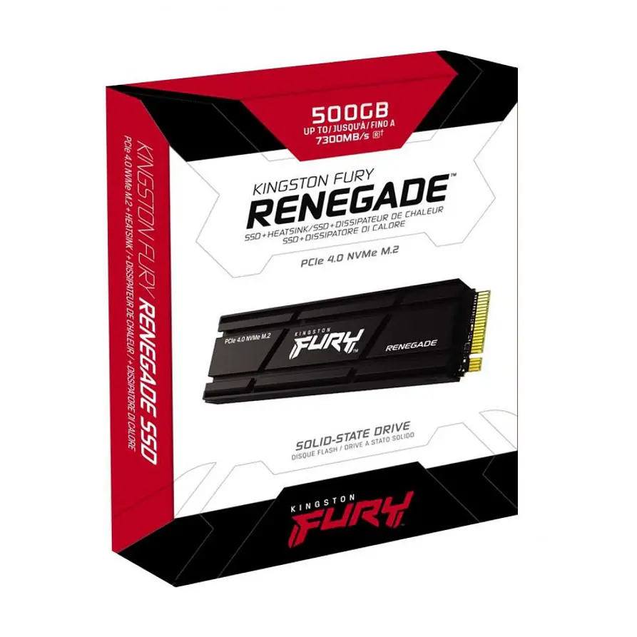 SSD Kingston FURY Renegade 2TB M.2 NVMe PCIe 4.0 con Disipador 3