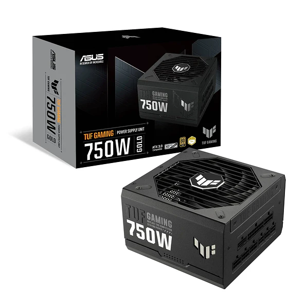 Fuente de Poder ASUS TUF Gaming 750W 80 Plus Gold ATX Modular 1