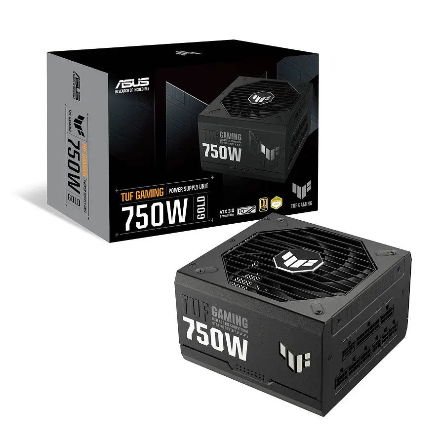 Fuente de Poder ASUS TUF Gaming 750W 80 Plus Gold ATX Modular 1