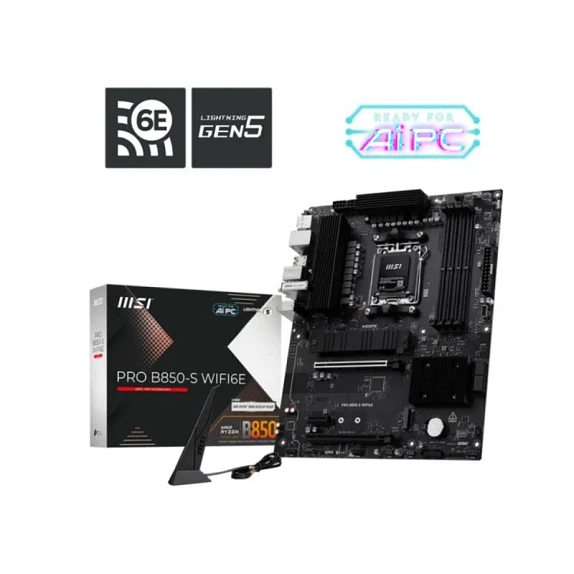 Placa Madre MSI PRO B850-S WIFI6E AM5 DDR5 ATX 1