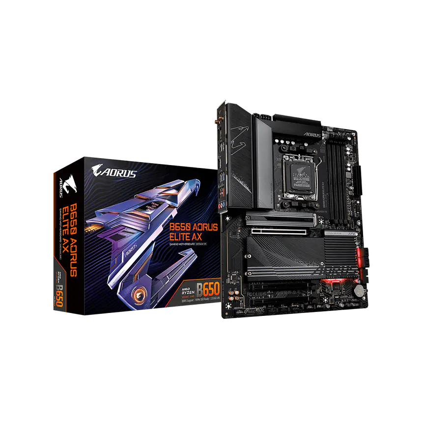 Placa Madre Gigabyte B650 AORUS ELITE AX AM5 DDR5 Wi-Fi 6E 1
