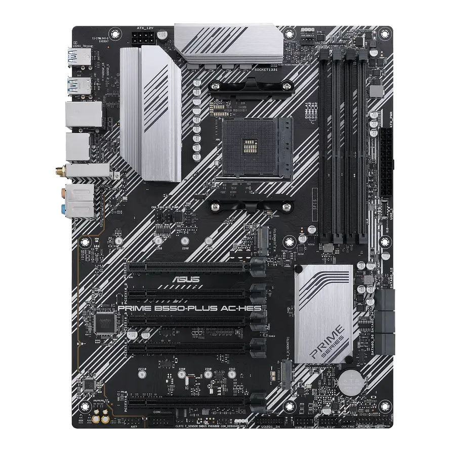 Placa Madre ASUS PRIME B550-PLUS AC-HES B550 AM4 ATX 2