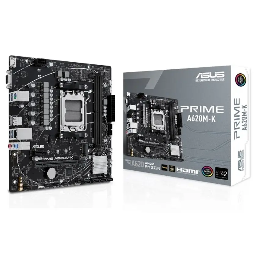 Placa Madre ASUS PRIME A620M-K AM5 DDR5 Micro ATX 1