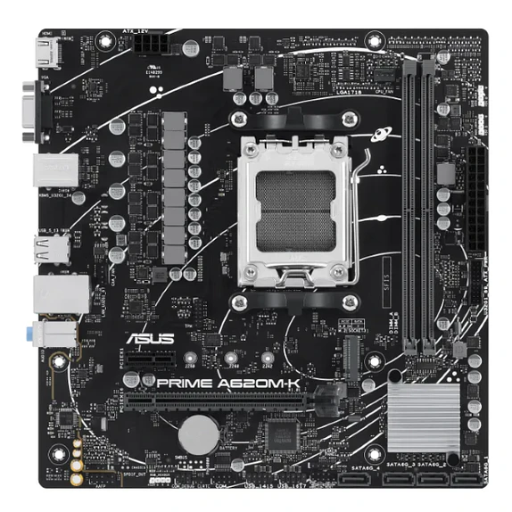 Placa Madre ASUS PRIME A620M-K AM5 DDR5 Micro ATX 2