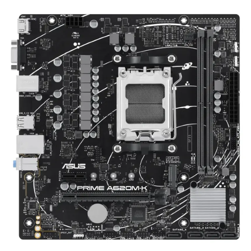 Placa Madre ASUS PRIME A620M-K AM5 DDR5 Micro ATX 2