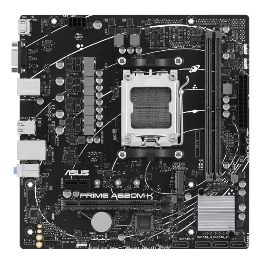 Placa Madre ASUS PRIME A620M-K AM5 DDR5 Micro ATX 2