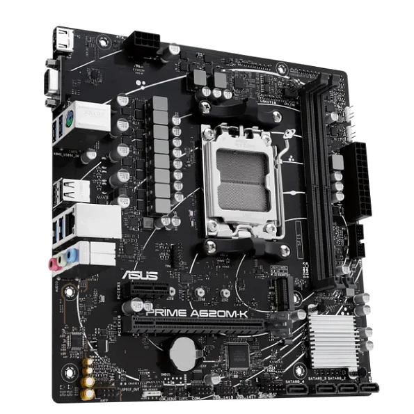 Placa Madre ASUS PRIME A620M-K AM5 DDR5 Micro ATX 3
