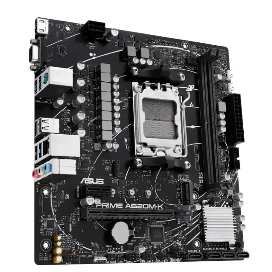 Placa Madre ASUS PRIME A620M-K AM5 DDR5 Micro ATX 3