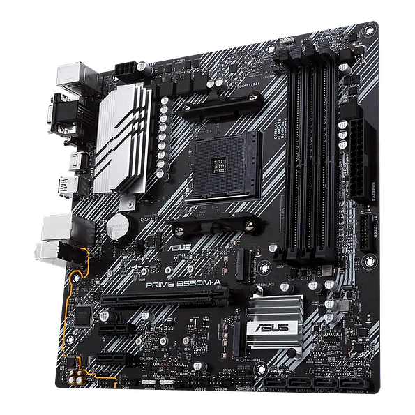 Placa Madre ASUS PRIME B550M-A AM4 B550 Micro ATX 3